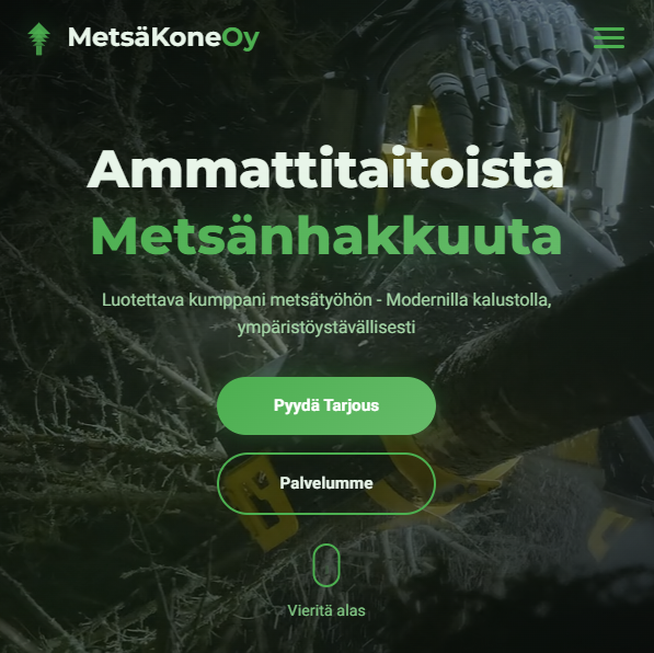 Metsäkone Oy - kuvakaappaus