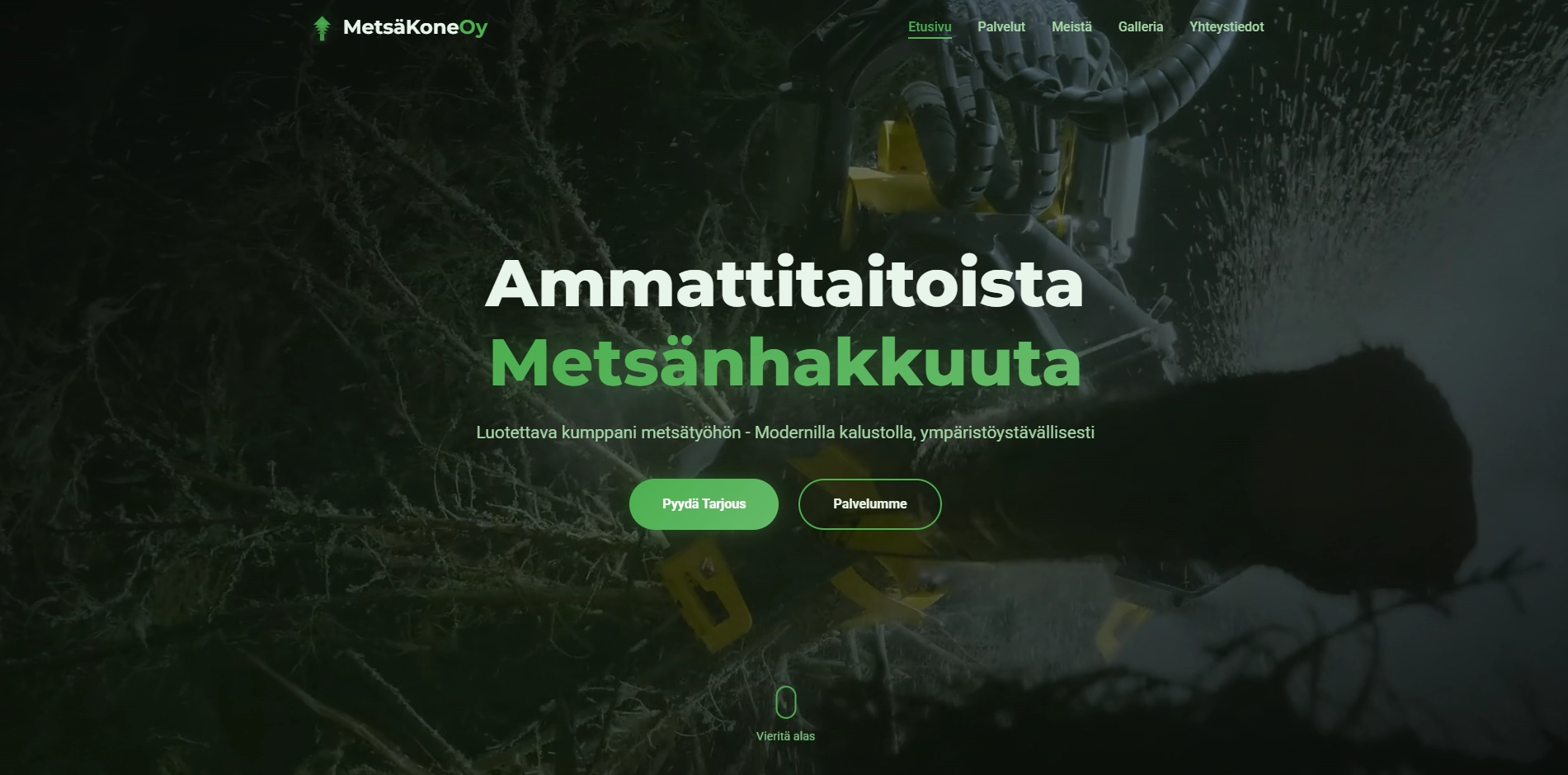 Metsäkone Oy - kuvakaappaus